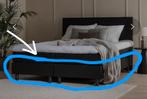 Bed Onderstel 160x220 Julia boxspring dekbed discounter., Huis en Inrichting, Slaapkamer | Boxsprings, Ophalen, Zwart, Tweepersoons