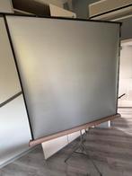 Daglicht projectie scherm op statief Metalux, Ophalen, Handmatig, Gebruikt