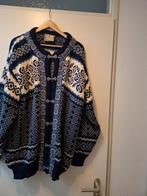 Handgemaakt Noors vest, maat XXL, Ophalen of Verzenden, Zo goed als nieuw, Blauw
