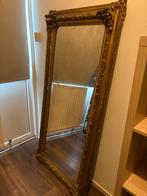 Antieke gouden spiegel vintage, Ophalen of Verzenden, Rechthoekig, Minder dan 50 cm