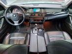 BMW 5 Serie Touring 520d 190 pk Automaat leer, trekhaak, nav, Auto's, BMW, Automaat, Zwart, Leder, Diesel