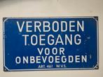 Zeer oud metalen bord !, Antiek en Kunst, Ophalen of Verzenden