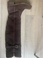 Te koop: gevoerde leren overknee laarzen, bruin, 38, Kleding | Dames, Schoenen, Ophalen of Verzenden, Zo goed als nieuw, Bruin