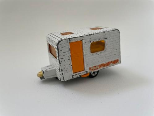 model caravan jaren 70, Matchbox 1/50, Hobby en Vrije tijd, Modelauto's | 1:50, Gebruikt, Auto, Matchbox, Ophalen of Verzenden