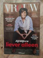 Vrouw Bijlage Telegraaf Week 11 - 2025 met Amber Kortzorg, Boeken, Tijdschriften en Kranten, Ophalen of Verzenden, Zo goed als nieuw