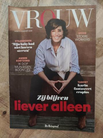 Vrouw Bijlage Telegraaf Week 11 - 2025 met Amber Kortzorg beschikbaar voor biedingen