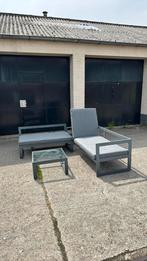 Gardin Loungeset tuinset €100, Gebruikt, Bank, Aluminium, Ophalen of Verzenden