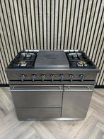 Lacanche Inox 100cm Gas + Hete Lucht + Coup de Feu, Warmhoudplaat, 60 cm of meer, Ophalen of Verzenden, Gas