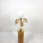 Tafelmodel palmboom lamp 70's Italiaans design verguld, Ophalen of Verzenden, Gebruikt, Glas, 50 tot 75 cm