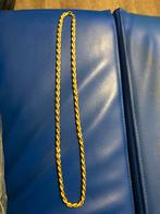 Gouden rope ketting 18 karaat, Ophalen of Verzenden, Zo goed als nieuw, Goud