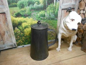 oude ijzeren kan h25 xdia 14 cm beschikbaar voor biedingen