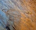PL-18K geelgouden ketting, Sieraden, Tassen en Uiterlijk, Kettingen, Ophalen of Verzenden, Zo goed als nieuw, Goud, Goud