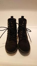 Zwarte laarzen met veters maat 37, Ophalen, Zwart, Lage of Enkellaarzen, Nieuw