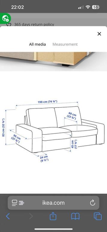 Ikea kivik - afbeelding 6
