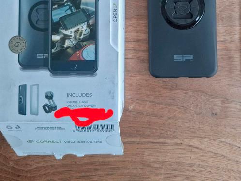 SP connect iPhone SE/8/7/6s/6 hoesje + waterhoes, Motoren, Accessoires | Navigatiesystemen, Zo goed als nieuw, Ophalen of Verzenden