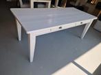 Houten eettafel (90 x 200), Huis en Inrichting, Tafels | Eettafels, Ophalen, Gebruikt, 50 tot 100 cm, Vijf personen of meer