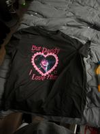 Kpop Demon Hunter T-shirt - Maat L, Ophalen of Verzenden, Zo goed als nieuw, Maat 52/54 (L), Zwart