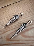 Vintage broche paraplu, Ophalen of Verzenden, Zo goed als nieuw, Overige materialen