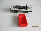 LEGO GRIJZE 9v 4564 Goederenwagon in Echt perfecte staat!, Ophalen of Verzenden, Zo goed als nieuw, Complete set, Lego