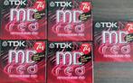 5 Stuks TDK 74 Nieuw, Audio, Tv en Foto, Walkmans, Discmans en Minidiscspelers, Verzenden