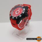 Kyboe Giant 55 Berlin Black/Red Herenhorloge | in Nieuwstaat, Sieraden, Tassen en Uiterlijk, Horloges | Heren, Zo goed als nieuw