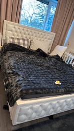 Tweepersoonsbed met opbergruimte, Huis en Inrichting, Slaapkamer | Waterbedden, Ophalen, Tweepersoons, 200 cm, 160 cm