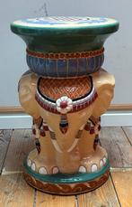 Vintage plantentafel keramiek olifant, Ophalen, Zo goed als nieuw