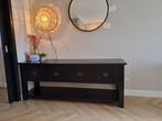 Zwart eikenhouten dressoir, Huis en Inrichting, Kasten | Dressoirs, Ophalen, Gebruikt, 150 tot 200 cm, Eikenhout