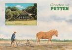 PUTTEN Boerderij Ploegen Paard Groeten, Verzenden, 1980 tot heden, Gelopen, Gelderland