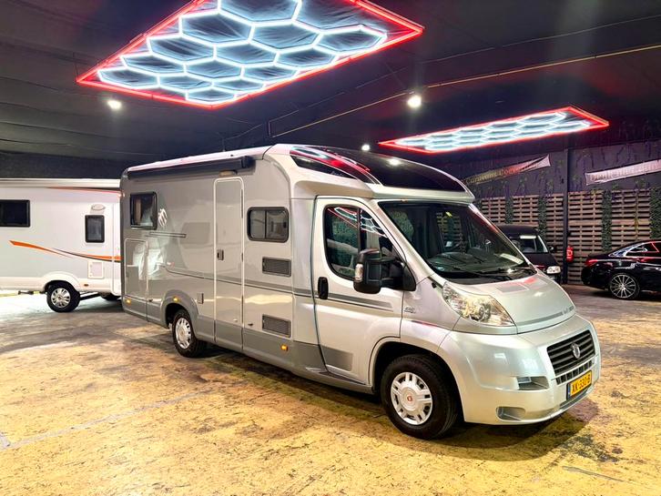 Fiat 131pk # Knaus Van Ti 600#Enkele bedden#XXL Garage#Euro4, Caravans en Kamperen, Campers, Bedrijf, tot en met 3, Half-integraal