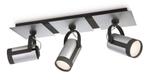 Plafondspot / Plafondlamp PHILIPS myLiving Stretch Alu -40%!, Huis en Inrichting, Lampen | Spots, Halogeen, Metaal of Aluminium