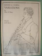 Rossini & Chopin - Variations voor Oboe en Piano, Ophalen of Verzenden, Artiest of Componist, Klassiek, Piano
