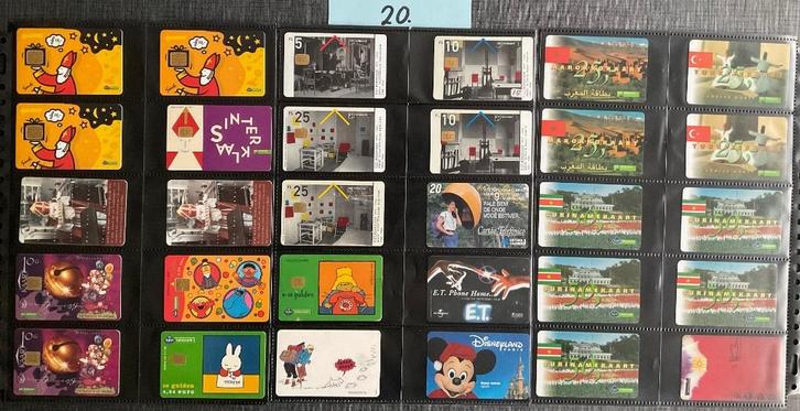 Telefoon Kaarten 20a Sinterklaas Efteling Kuifje ++, Verzamelen, Telefoonkaarten, Nederland, Ophalen