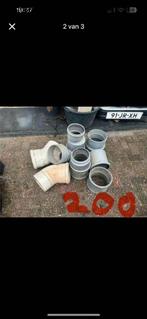 Pvc hulpstukken  160mm 200 mm  30 euro alles, Doe-het-zelf en Verbouw, Buizen en Afvoer, Ophalen, Bochten, Pvc, Zo goed als nieuw