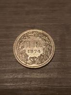Zwitserland 1 Francs 1974 fr, Postzegels en Munten, Munten en Bankbiljetten | Verzamelingen, Ophalen of Verzenden