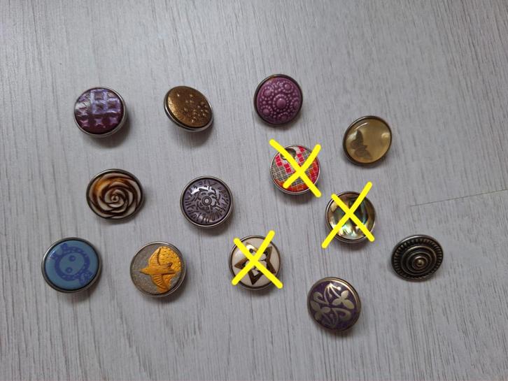 Diverse NOOSA Amsterdam chunks - per stuk te koop, Sieraden, Tassen en Uiterlijk, Bedels, Gebruikt, Overige merken, Overige materialen