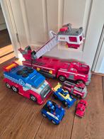 Paw Patrol verzameling incl. Grote brandweerauto, Ophalen of Verzenden, Zo goed als nieuw