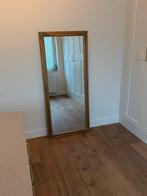 Grote gouden passpiegel met facetrand, Huis en Inrichting, Woonaccessoires | Spiegels, Ophalen, Gebruikt, 125 cm of meer, 150 tot 200 cm