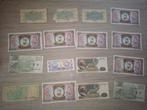 16 verschillende bankbiljetten, Ophalen of Verzenden, Buitenland, Bankbiljetten