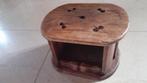 Antiek, oud, klein, houten stoofje., Antiek en Kunst, Ophalen of Verzenden