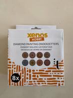 Diamond Painting - set voor onderzetters - zelf maken, Ophalen of Verzenden, Zo goed als nieuw, Knutselwerk