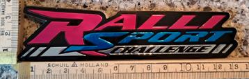 Autosticker Ralli sport Challenge rose blauw metallook  beschikbaar voor biedingen