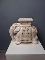 Chinese Olifant Plantentafel Keramiek 50cm, Ophalen, Gebruikt