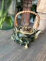 Vintage Schelp Theepot Majolica Keramiek Japan 60's, Ophalen of Verzenden, Huis en Inrichting