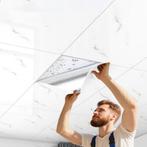 PVC Plafondtegels Zelfklevend 30x60cm - Wit Marmer, 10 stuks, Minder dan 4 cm, Nieuw, Ophalen of Verzenden, Minder dan 5 m²