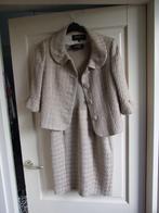 Addy van den Krommenacker jurk en jasje 40/42, Kleding | Dames, Overige typen, Beige, Ophalen of Verzenden, Zo goed als nieuw