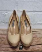 Sensunique - Mooie leren pumps maat 39 - Als Nieuw, Pumps, Beige, Sensunique, Nieuw