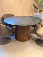 Rond eettafel, Huis en Inrichting, Tafels | Salontafels, 100 tot 150 cm, Rond, Ophalen of Verzenden, Zo goed als nieuw