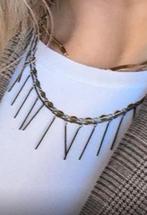 Isabel Marant Good Schwung Ketting Brons 80cm, Sieraden, Tassen en Uiterlijk, Kettingen, Verzenden, Zo goed als nieuw, Bruin, Overige materialen