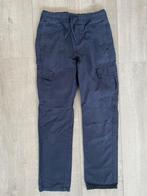 WE Fashion Jongens Regular Fit Cargobroek - Maat 158- Blauw, Broek, Ophalen of Verzenden, Zo goed als nieuw, Jongen